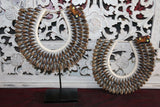 NEW Hand Crafted Balinese Shell Tribal Neck Piece - Primitive Shell Art - BOHO A