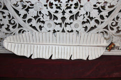 NEW Balinese Hand Carved Wooden Banana Platter - Bali Hand Carved Wooden Plate