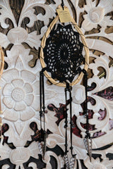 NEW Bali Dream Catcher - Crochet, Tassels, Bamboo & Shells BOHO Dream Catcher