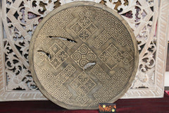 NEW Hand Carved TIMOR Tribal / Primitive Plate or Platter - BALI BOHO Art