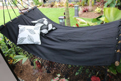 NEW Handmade Balinese HAMMOCK with Macrame Trim - BALI BOHO Style Hammock