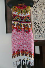 NEW Bali Beach Sarong - Summer Beach Sarong - Bikini Cover Up - 3 COLOURS AVAIL.