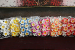 NEW Medium Floating Frangipanis / PACK of 20 Bali Wedding Scatter Flowers