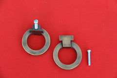 New BRASS Heavy Duty / Ring Pull Handle - Furniture Accessories - Brass Handle