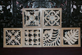 NEW Balinese Carved MDF/Wood Mandala / Tropical Wall Panels - Bali Wall Art - Ma