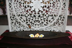 NEW Balinese Quality Rainforest Wood Boat Bowl - Bali handcrafted bowl
