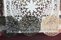 NEW Balinese Hand Crafted Open Fruit Basket - Woven Bali Bowl - Balinese Basketw