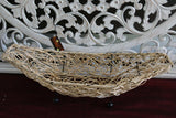 NEW Balinese Hand Crafted Fruit Open Basket - Woven Bali Bowl - Balinese Basketw