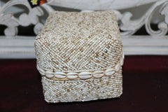 NEW Balinese Hand Crafted Woven & Hand Beaded Baskets - 5 Sizes - Bali Baskets