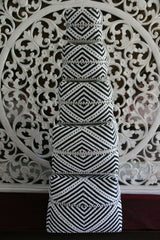 NEW Balinese Hand Crafted Woven & Hand Beaded Baskets - 5 Sizes - Bali Baskets