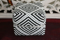 NEW Balinese Hand Crafted Woven & Hand Beaded Baskets - 5 Sizes - Bali Baskets