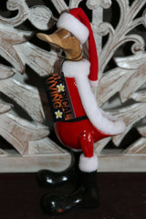 Santa Duck - Bali Christmas Duck - 5 sizes available - Unique Christmas Decor
