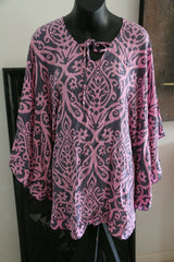 Balinese Short Kaftan - Short Dress / Long Top - MANY COLOURS AVAIL - One Size