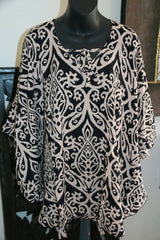 Balinese Short Kaftan - Short Dress / Long Top - MANY COLOURS AVAIL - One Size