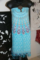 NEW Sequin Trim Bali Beach Sarong - Summer Beach Sarong - 2 colours available