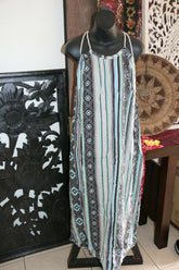 NEW Ladies Cotton Bali Maxi Dress / One Size / MANY COLOURS / Cool Summer Dress