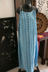 NEW Ladies Cotton Bali Maxi Dress / One Size / MANY COLOURS / Cool Summer Dress