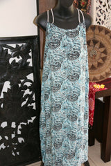 NEW Ladies Cotton Bali Maxi Dress / One Size / MANY COLOURS / Cool Summer Dress