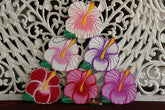 NEW Hand Crafted Balinese MDF Hibiscus Flower - Bali Wall Art