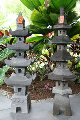NEW Balinese LAVA Stone (Volcanic Rock) Hand Crafted Pagoda AMAZING!!