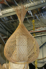 NEW Large Rattan / Fibreglass Pendant Light Shade