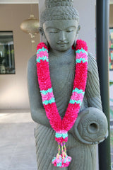 NEW Hand Made Balinese Flower Garland ( Hindu Jai Mala ) MANY COLOURS AVAILABLE