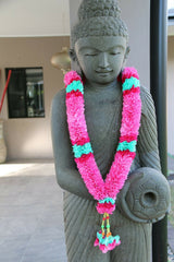 NEW Hand Made Balinese Flower Garland ( Hindu Jai Mala ) MANY COLOURS AVAILABLE