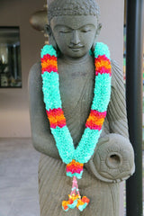 NEW Hand Made Balinese Flower Garland ( Hindu Jai Mala ) MANY COLOURS AVAILABLE