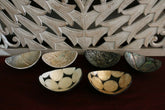 NEW Balinese Hand Crafted Resin/Shell Bowl - Bali Dip / Dipping Sauce Bowl