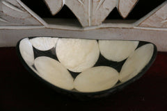 NEW Balinese Hand Crafted Resin/Shell Bowl - Bali Dip / Dipping Sauce Bowl