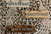 NEW Bali Handmade Gone to the Beach Sign - Bali Gone to the Beach Sign