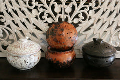 NEW Balinese Terracotta Frog Mozzie Coil Holder - Choose from 3 Colours!!