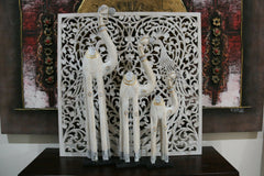 NEW Balinese Hand Carved Set 3 Camels - Wood Carved Bali African Animals