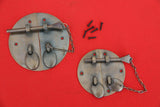 New BRASS Chinese Style Cabinet Pin Locks - Asian / Chinese Inspired Door Locks
