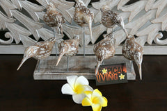 NEW Balinese Hand Carved & Crafted Bird Sculpture - Bali Bird Sculpture HANDMADE