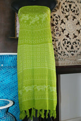 Bali Beach Sarong - Summer Beach Sarong - Bikini Cover Up - Many COLOURS AVAIL.