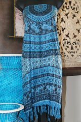 Bali Beach Sarong - Summer Beach Sarong - Bikini Cover Up - Many COLOURS AVAIL.