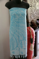 Bali Beach Sarong - Summer Beach Sarong - Bikini Cover Up - NEW 2 COLOURS AVAIL.