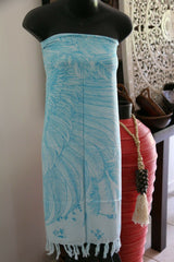 Bali Beach Sarong - Summer Beach Sarong - Bikini Cover Up - NEW 2 COLOURS AVAIL.