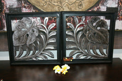NEW Balinese Carved MDF/Wood Wall Panels - Tropical Wall Art - 2 Styles Avail