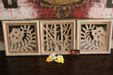 NEW Balinese Carved MDF/Wood Mandala / Tropical Wall Panels - Bali Wall Art - Ma
