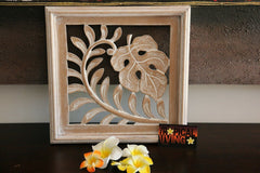 NEW Balinese Carved MDF/Wood Mandala / Tropical Wall Panels - Bali Wall Art - Ma
