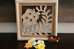 NEW Balinese Carved MDF/Wood Mandala / Tropical Wall Panels - Bali Wall Art - Ma