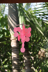 NEW Balinese Capiz Shell Mobile / Wind Chime - MANY COLOURS / Sound GREAT!!