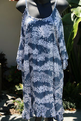 NEW Cotton 3/4 Sleeve Dress - Tunic Top - NEW 3 COLOURS AVAIL One Size Maternity