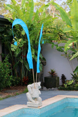 NEW X Large 5m Bali Umbul Flags - No Pole - 11 Colours - Wedding Party Flags