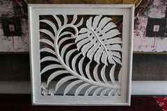 Balinese Carved MDF/Wood Tropical Wall Panels - Bali Wall Art - 2 Colours 60x60