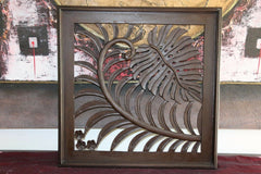 Balinese Carved MDF/Wood Tropical Wall Panels - Bali Wall Art - 2 Colours 60x60