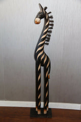 NEW Balinese Hand Carved Zebra's - Wooden Zebra's 2 SIZES