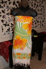 Bali Beach Sarong - Summer Beach Sarong - Bikini Cover Up - 4 COLOURS AVAILABLE